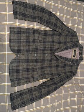 Futuro Gray Plaid Men's Blazer